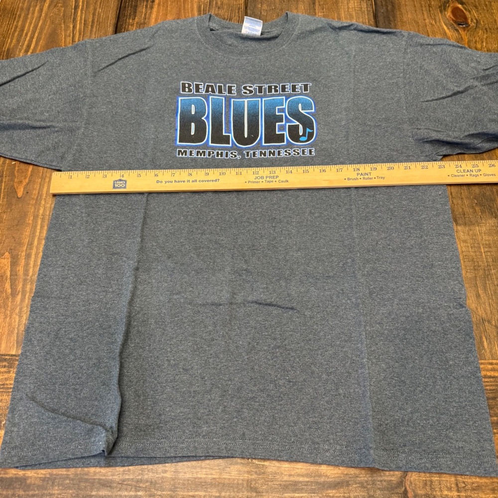 Gildan Beale Street Blues Memphis Tennessee Graphic T-Shirt Mens XL vintage - Picture 5 of 6